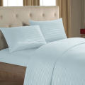 100% polyester microfiber stripe sheet set 4pcs